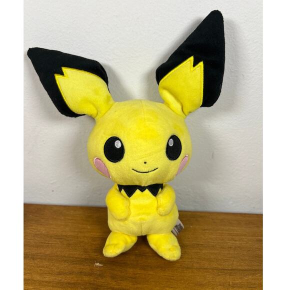 Pokemon Other - Pokemon Pocket Monsters Pichu Plush Toy Doll 7.5" Nintendo